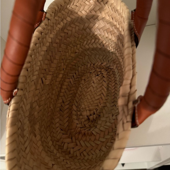 Authentic CHLOE Rafia Brown Woven Tote Bag - Picture 4 of 8
